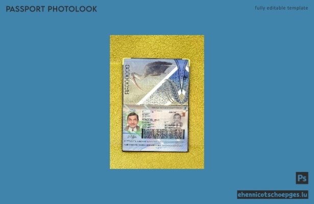 Beispielansicht eines Passfotos für Trinidad und Tobago